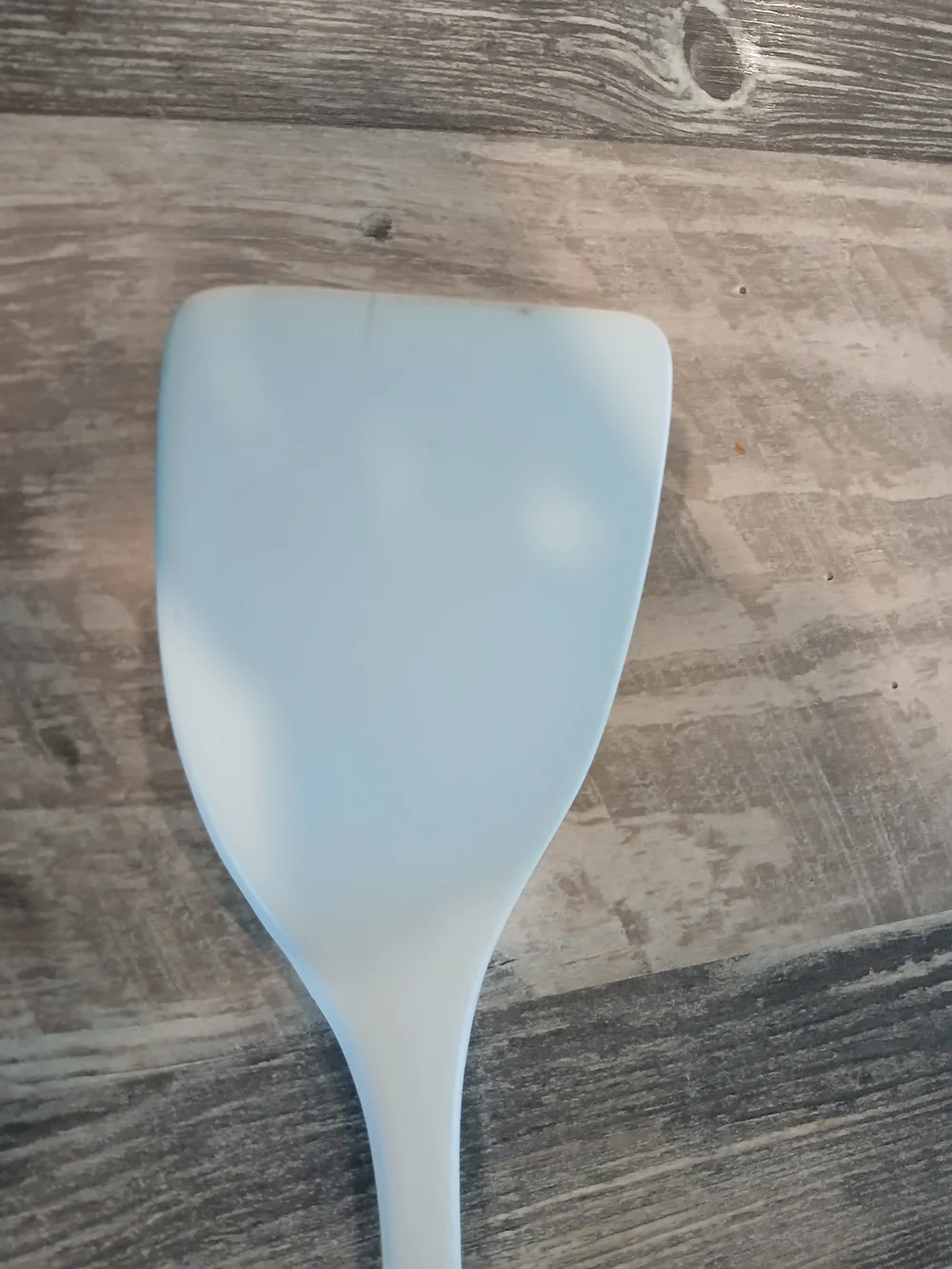 Vintage  Melamine Ware 11” White Cream Spatula Turner Flipper MCM